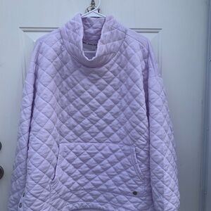 Jones New York Light Purple Quilted Top